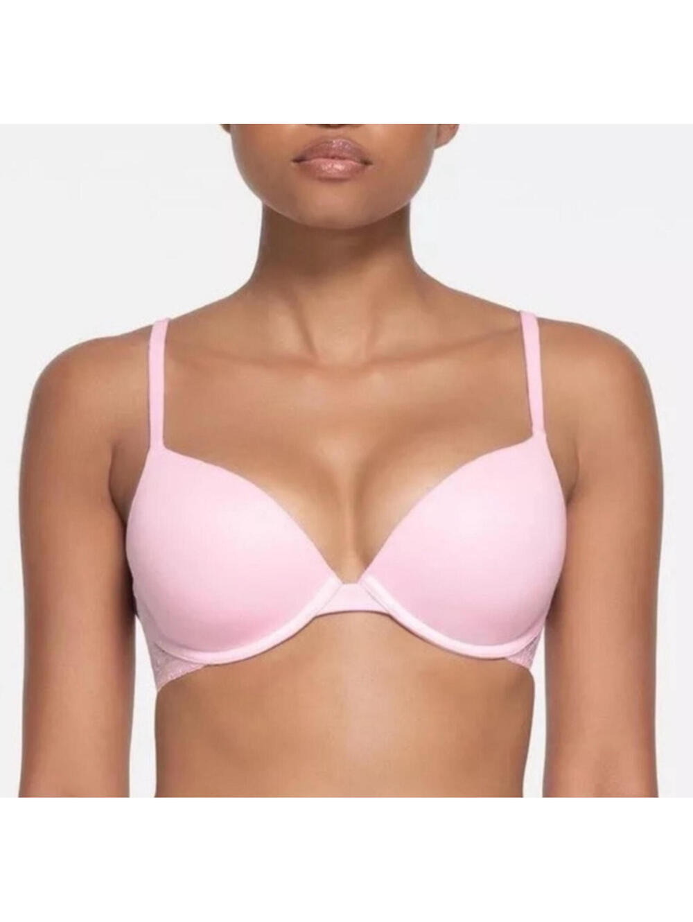 NWOT Skims Fits Everybody T Shirt Bra Color Light Pink Size 44DDDD